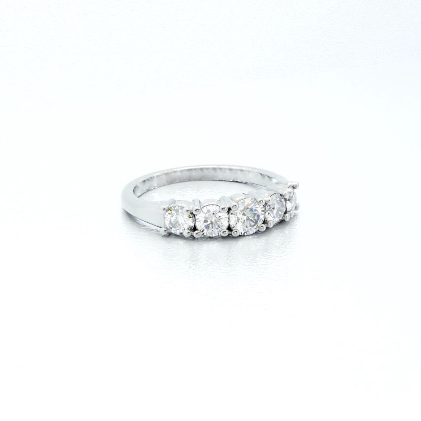 5-Stone 1ctw Diamond Gold Ring