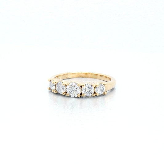 5-Stone 1ctw Diamond Gold Ring