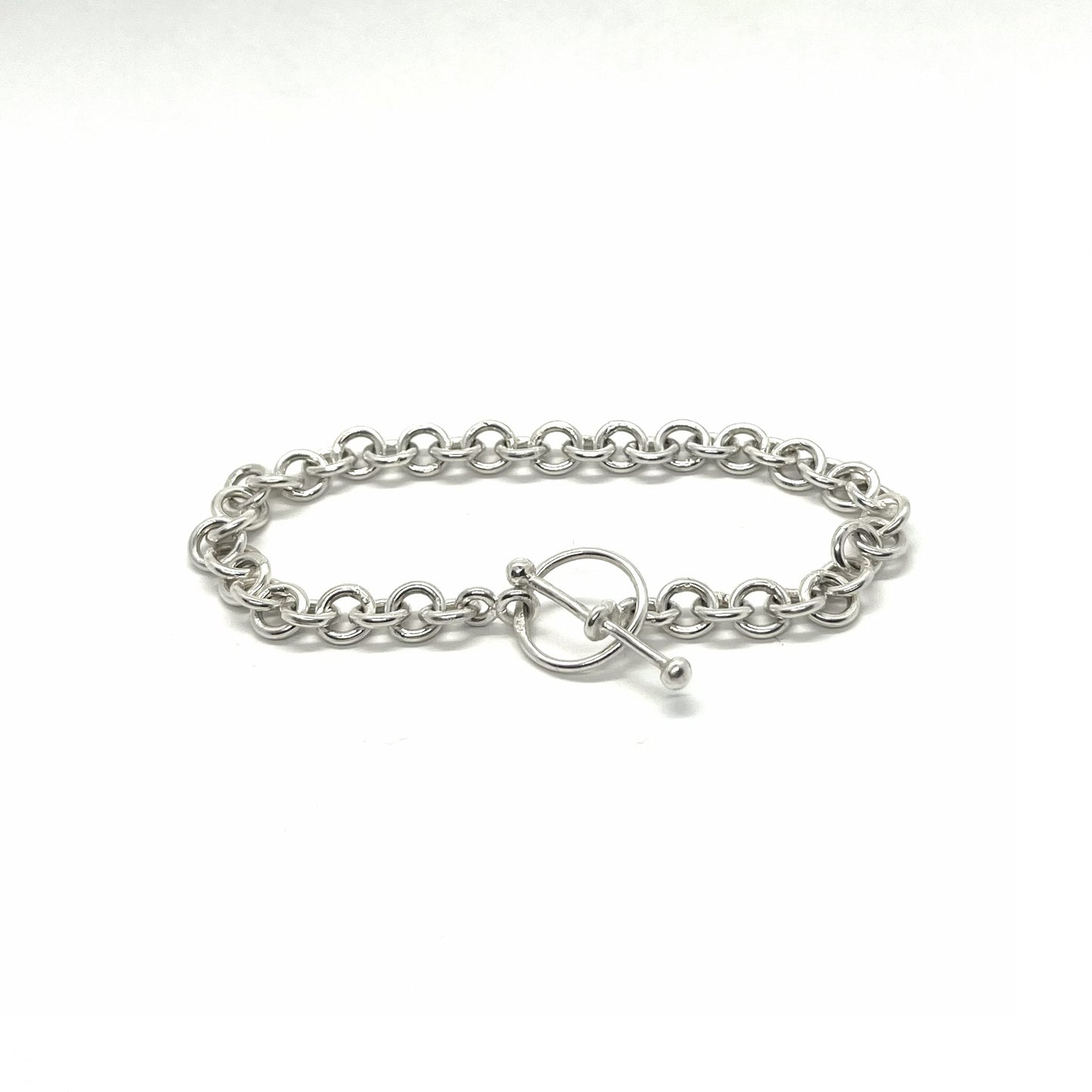 Handmade Sterling Silver Toggle Bracelet