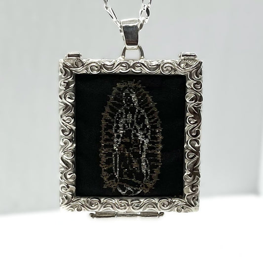 Custom Sterling Silver Frame for Scapular