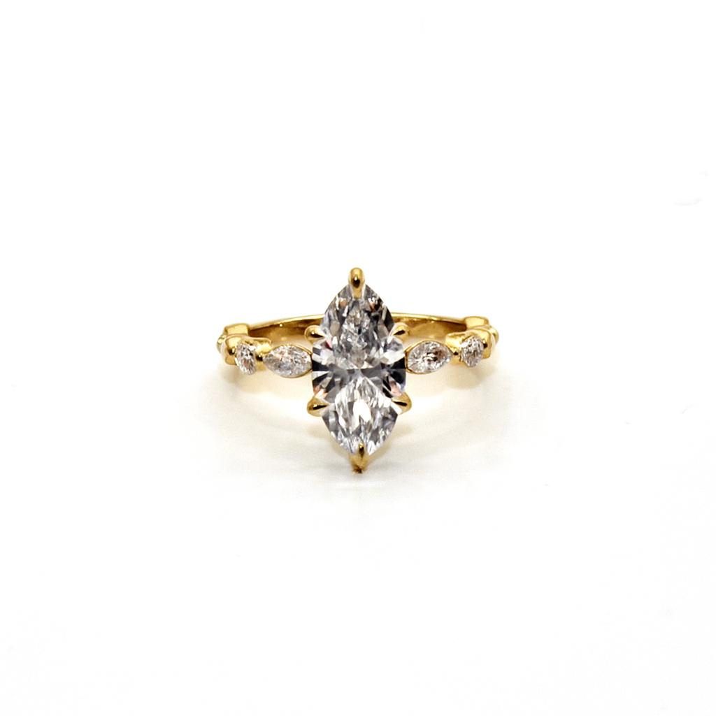 Majesty 2.5ctw Marquise Lab Diamond Engagement Ring