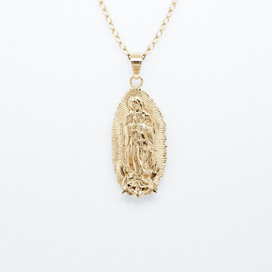 14k Virgin Mary Pendant